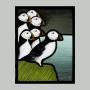 Puffins   34x26cm